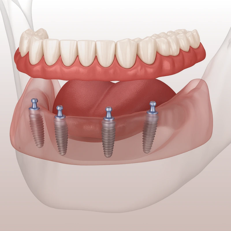 Tratamento odontológico de prótese dentária